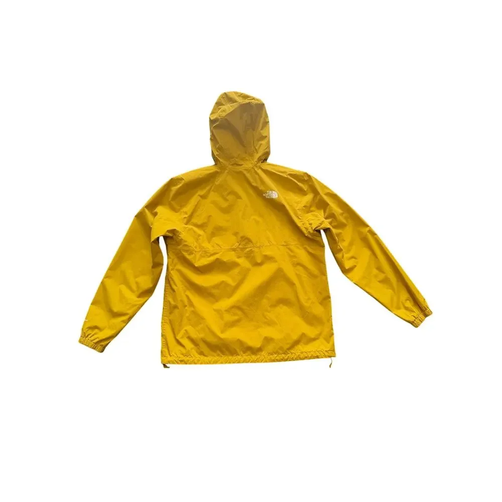 The North Face Yellow Windbreaker Jacket Men's M Half Zip Hooded